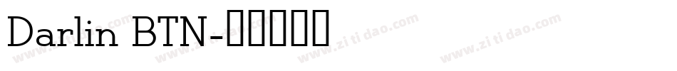 Darlin BTN字体转换